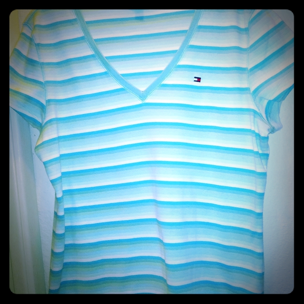 Tommy Hilfiger Stripped, Short Sleeve Shirt XL